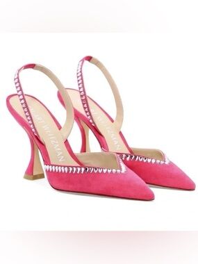 Stuart Weitzman
rhinestone 105mm suede pumps size 8.5